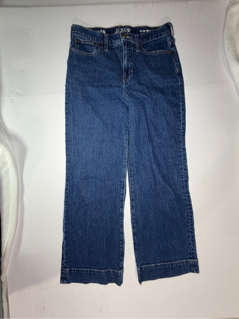 J. Crew Women's slim wide-Leg Jeans